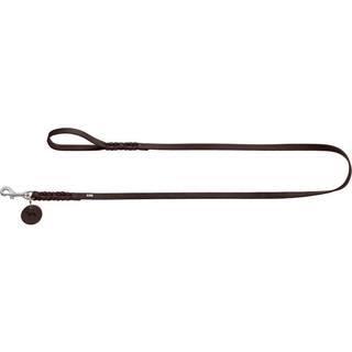 Hunter Solid Education Lædersnor Mørkebrun - 2 m / 11 mm