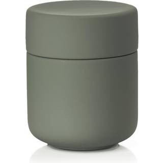 Zone Denmark Ume Krukke 2 dele - Olive green - 10,3cm-dia.8,3cm