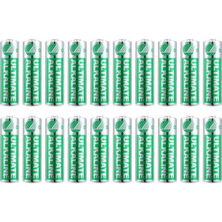 Deltaco Ultimate Alkaline AA-batteri, 20-pack