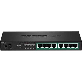 Trendnet TPE-TG84 network switch Unmanaged Gigabit Ethernet (10/100/1000) Power over Ethernet (PoE) Black