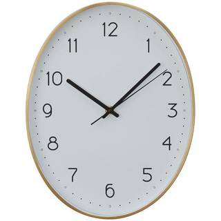 Premier Housewares Elko Oval Vægur med guldfinish