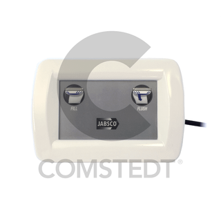 Kontrolpanel til elektrisk toilet Jabsco, skotmonteret, passer Lite Flush