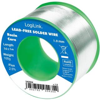 LogiLink Lödtenn blyfritt 1mm 100g
