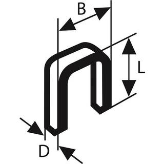 Bosch Smalrygklammer type 55 hærdet