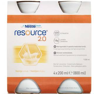 Resource 2.0 Vanille 4 x 200 ml