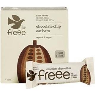 Doves Farm Freee Havrebar m. chocolate chip Ø - 4pak