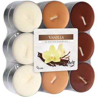 Duftlys 18 stk. Vanilla Duftlys Fyrfadslys