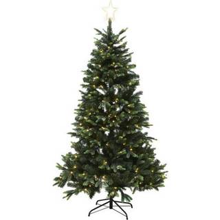 NORDIC Winter LIFA juletræ, kunstig PE/PVC, Klasse A+, 180 x 122 cm med LED og stjerne