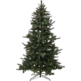NORDIC WINTER FRYD juletræ, kunstig PVC, Klasse A, 210 x 138 cm med LED