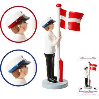 Det Gamle Apotek student med flag dreng 21 cm