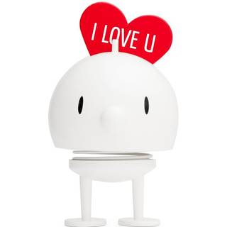 Hoptimist Bumble Love medium hvid 12 cm