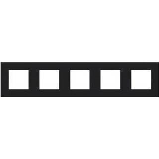 Niko Ramme 5-modul, pure, blk steel