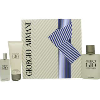 Giorgio Armani - Acqua Di Gio Pour Homme Sæt - 100ml Edt - 15ml Edt - Shower Gel