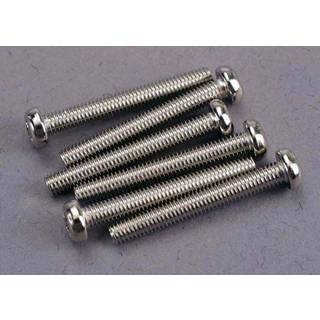 Traxxas 2567 Screws, 3x23mm roundhead machine (6)