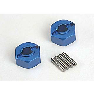 Traxxas - TRX1654X - 12mm hex i blå aluminium til hjulaksler