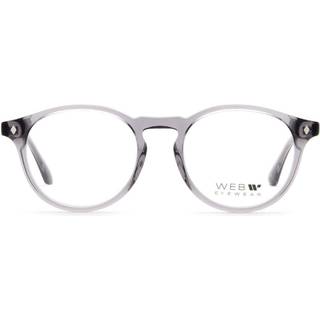Web Unisex WE5387 020 Optiske stel Acetat Grå Rund Normal