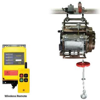 Warrior Winches Byggvinsch 800KG IP65, 230V
