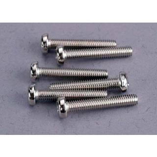 Traxxas 2565 Screws, 3x18mm roundhead machine (6)