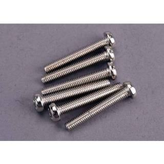 Traxxas 2566 Screws, 3x20mm roundhead machine (6)