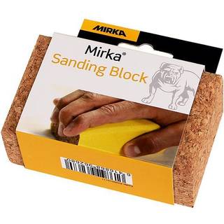 MIRKA Slibeklods, kork, facet 100x60x40mm