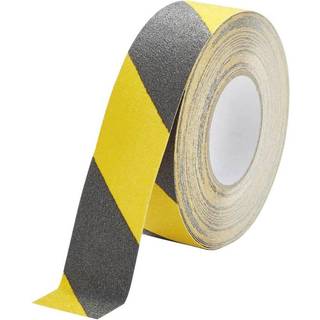 Durable Skridsikker tape DURALINE® GRIP color 15mx50mm Sort/Gul