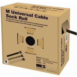 Multibrackets M Universal Cable Sock Roll Black 40mm-W 50m-L