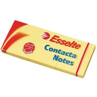 Contacta Notes 50x40mm gul 3pak, 4 stk., varenr. 83012
