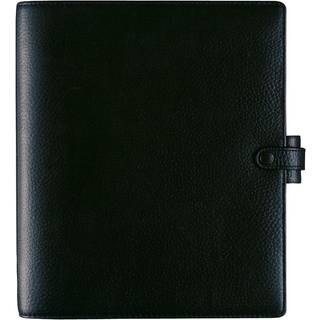 Filofax Finsbury systemkalender A5 læder sort