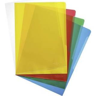 Durable plastomslag klar standard 0,10 a4 pp pakke med 100 stk assorteret