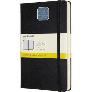 Moleskine Clas. H Notesbog | Exp. | Kvad. | Sort
