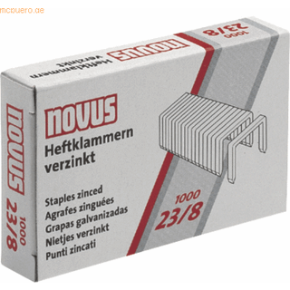 Novus re+new Hæfteklamme 26/8 Super, 1000stk