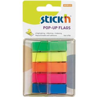 Stick'N Pop Up indexfaner 12x45mm, 5x40 stk