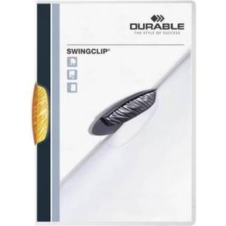 Durable Swingclip klemmappe A4 orange, 30 ark