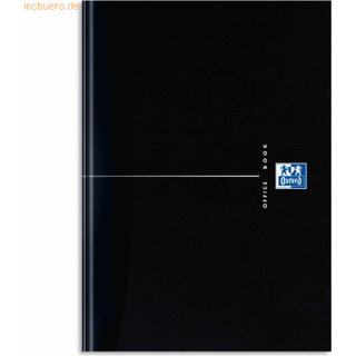 Oxford Smart Black Notesbog A5 | Kvadreret