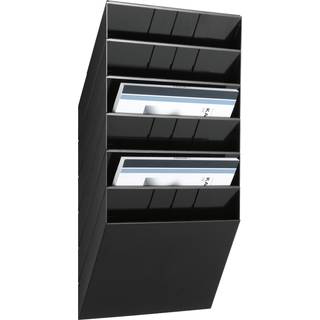 Durable FLEXIBOXX bakkesystem m/6 fag A4 tværformat sort