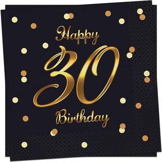 Servietter Happy 30 Birthday