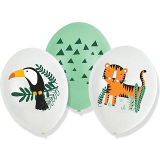 Safari balloner 6 stk.