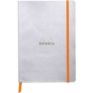 Rhodia Rhodiarama Softcover Notebook - 80 prikker ark - 6 x 8 14 - S?lvovertr?k
