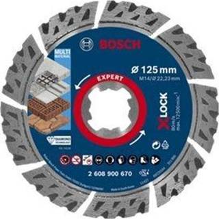 BOSCH EXPERT Diamantskæreskive MultiMaterial X-LOCK EXPERT MultiMaterial X-LOCK diamantskæreskive 125 x 22,23 x 2,4 x 12 mm