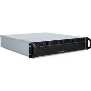 Inter-Tech IPC 2U-2404L - Kabinet - Server (Rack) - Sort