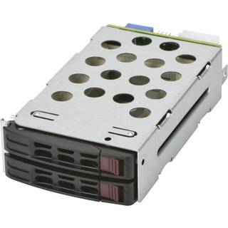 Supermicro MCP-220-82616-0N drive bay panel 2x 5,25' Bærerpanel Sort, Metallic