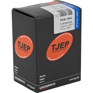 Tjep klammer elgalv. PG-50 10 5.000 stk/pk