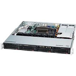 Supermicro SC813M FTQC-R407CB - Kabinet - Server (Rack) - Sort