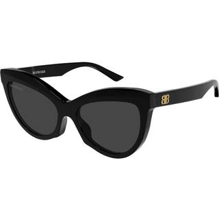 Balenciaga BB0217S 001 57 Solbriller Kvinder Black - Black - 57mm