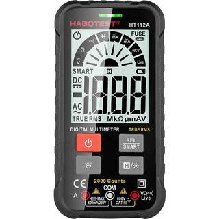 Habotest - Digitalt Universal Multimeter - Sort/Standardmodel