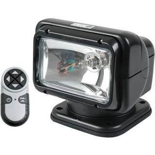 Søgelys / projektør Golight GT 2051, halogen, 12V, sort, tilt- &amp; roterbar, med trådløs kontrol