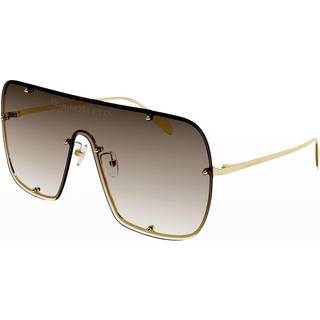 Alexander McQueen AM0362S 002 99 Solbriller Mænd Guld - Gold - 99mm