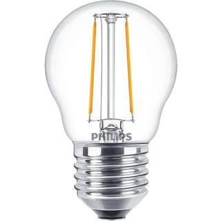 Philips CorePro LED Krone 2W (25W) P45 E27 827 Klar Glas