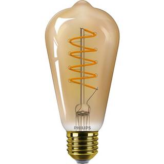 Philips MASTER Value LED Standard Dæmpbar 4W (25W) E27 ST64 Guld Spiral Glas