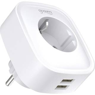 Gosund Wifi Smart Plug med 2 USB - Smart stikkontakt kompatibel med Tuya